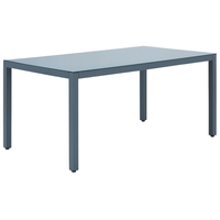 Acheter en gros Chine Ensemble de salle à manger Table et tabouret en métal Chaises avec cadre en aluminium Finition de revêtement en poudre pour le camping