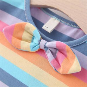 ชุดเดรสเด็กสีรุ้งสวยงามคุณภาพสูงดีไซน์ใหม่ ผลิตจากวัสดุหลากหลายประเภท ผลิตในประเทศจีน - Product Image 5