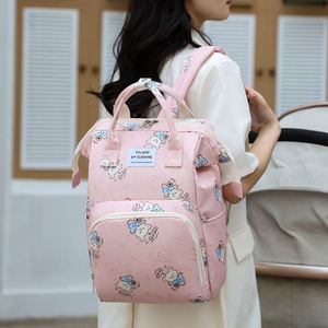 Fashion Cartoon Mommy Bags Customized Logo Lightweight Baby Diaper <b>Backpack</b> - Product Image 3