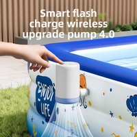 Piscine gonflable en PVC Da Niu, transfrontalière, épaissie, extra-large, pour usage domestique, portable, avec conception de gonflage rapide et intelligent