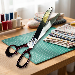 ASAP Professional Heavy-Duty Red Customized <b>Sewing</b> <b>Scissors</b> Stainless Steel Zinc Alloy Handle Thick Dressmaker's Fabric Tailor's - Product Image 1