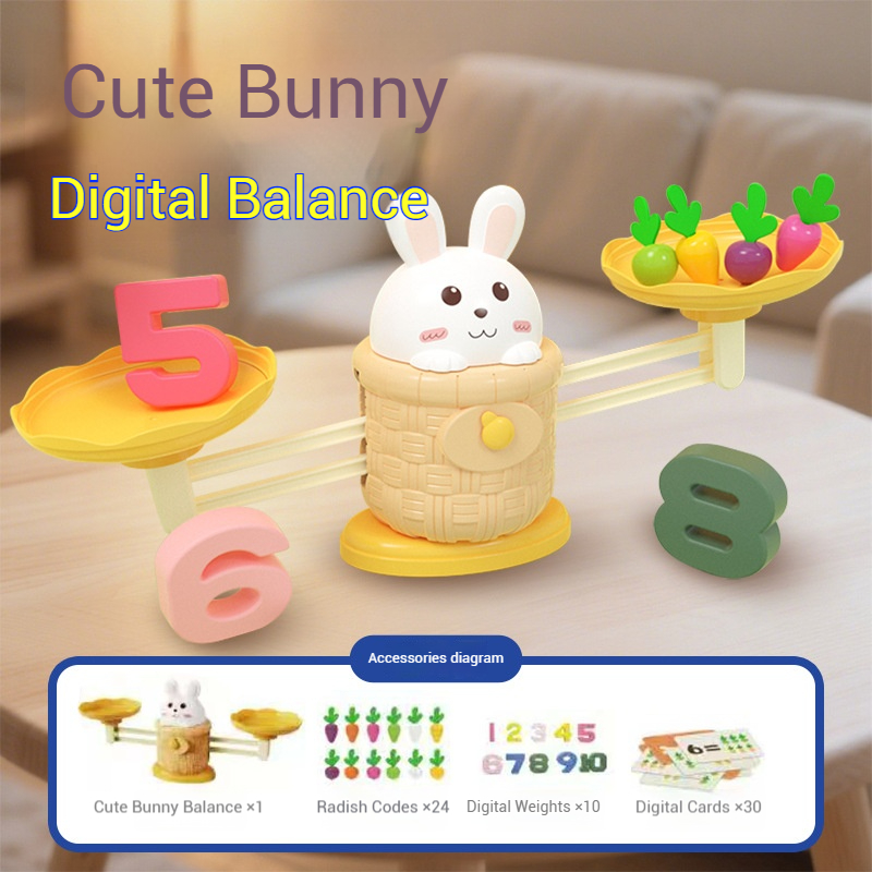 Fun cute rabbit digital scale-gift box packaging