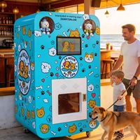 Station de lavage automatique 24H en acier inoxydable pour animaux de compagnie – Distributeur automatique de bain et de toilettage pour chiens et chats, idéal pour centres commerciaux et communautés