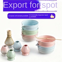 Bol à Matcha de roche orientale thé japonais 100 Benli porcelaine céramique Portable mélangeur à thé bambou Matcha brosse usage domestique service à thé