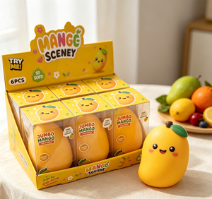 Jouet sensoriel anti-stress en forme de fruit à presser, personnalisable avec logo, pour cadeaux d'entreprise et promotion de marque - Product Image 1