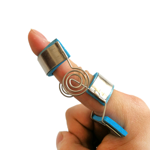 Attelle pour fracture du <span class=keywords><strong>doigt</strong></span>, attelle en aluminium rembourrée pour l'immobilisation des doigts cassés - Product Image 5