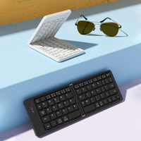 Keyboard Lipat Nirkabel Terbaru untuk Laptop Ultra Tipis, Ponsel, Penggunaan Kantor, Keyboard Mini Portabel