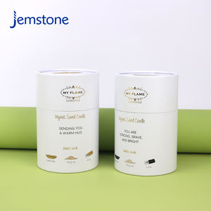 Emballage personnalisé en tube pour bougies et bocaux en verre avec un design éco-responsable, du papier recyclable et une impression haut de gamme - Product Image 6