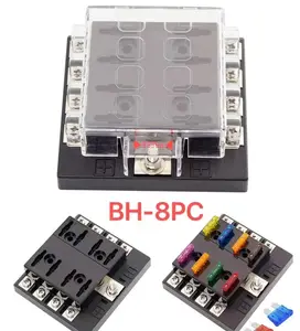 1 way input 6/8/10/12 Way output Blade Fuse Block Fuse Holder for ATC/287/257 fuse for Automotive Car Truck Boat Marine