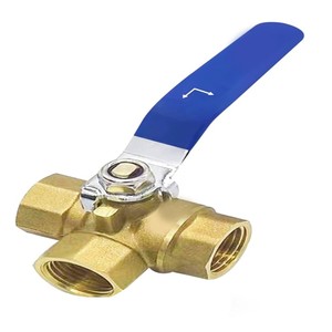 บอลวาล์วทองเหลืองแบบ 3 ทาง รุ่นใหม่ ขายดีที่สุด ดีไซน์สุขอนามัย - Product Image 2