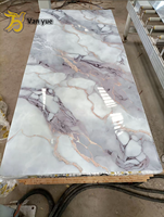 Vente flash - Panneau mural en marbre UV 1220*2440*3mm - Isolation acoustique - Convient pour le salon