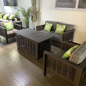 [sigarten] En Stock, Listo Para Enviar Sala de Estar de Exterior Para Patio Sofá de Jardín de Ratán Ignífugo - Product Image 2