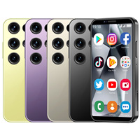 Smartphone S24 Ultra Mini Nouveau Modèle Transfrontalier Android Écran Large 4 Pouces Double SIM Quad-Core Batterie 2000-2999 mAh