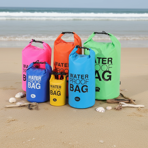 Logo impreso portátil plegable 2L 5L 10L 20L 40L bolsas impermeables <span class=keywords><strong>para</strong></span> viajes de playa Rafting almacenamiento <span class=keywords><strong>en</strong></span> seco bolsa seca mochila paquete - Product Image 1