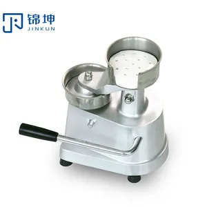 Alta Qualidade em aço inoxidável 130mm 3 Em 1 Burger Patty Maker Manual Stuffed Burger Press