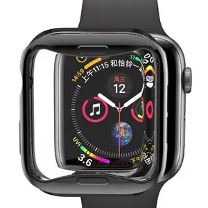 热销Tpu软Utra薄盖电镀苹果手表透明外壳Iwatch屏幕保护器