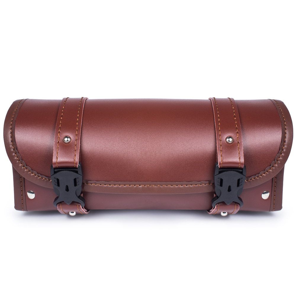 KIMISS Borsa Moto Donna In Pelle PU - Marsupio A Tracolla Steampunk Retrò Con Cinture Regolabili, Accessorio Viaggio Biker - 5