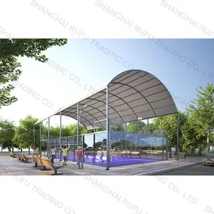 2024 prezzo di fabbrica vendita calda Padel Tennis campo da Tennis Sport economico Padel campo da Tennis con tenda di copertura