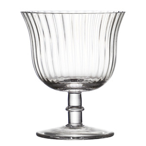 Custom Logo Handmade Modern Design Transparent martini <strong>Tumbler</strong> Wide Mouth Stripes Cocktail Cups 101-200ml Cocktail Glasses - Product Image 1