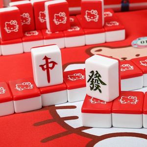 American Explosions Exquisite Pattern Mahjong Mat High-end Custom Waterproof Wear-resistant Precision Lock Mahjong Mat - Product Image 6