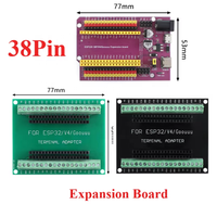 ESP32 papan pengembangan WiFi + BT konsumsi daya ultra-rendah Dual Core 38Pin ESP-32 ESP32S ESP-32S ESP 32 mirip ESP8266