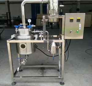 Etherische Olie Stoom Hydrosol Vacuüm Destillatie Distillatie Distillatie Seperator Extractie Glaswerk Machine Unit Kit Apparaat