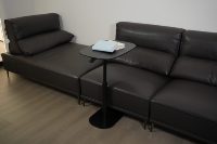 Table basse ergonomique ADA Furniture, pivotante à 360 degrés, avec vérin à gaz, hauteur réglable, console latérale, bureau pour salon