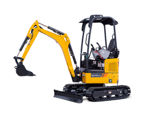 Miniexcavadora de orugas Brand Zero Tail Swing 9017fzts con motor de 11.8kw para trabajos en espacios reducidos - Product Image 1