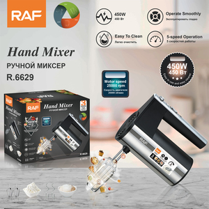Appareil de cuisine RAF en acier inoxydable 450W Batteur à main haute vitesse à 5 vitesses - Product Image 6
