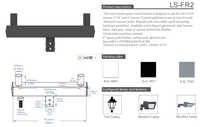 Support de poteau en acier au carbone durable à double cornet pour éclairage de parking, boîte à chaussures, luminaires, application jardin IP65, garantie 5 ans