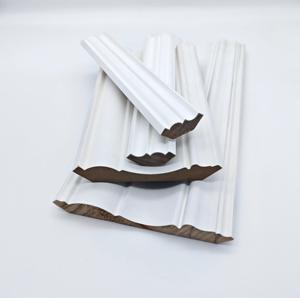 MDF vương miện đúc trắng sơn lót tường ốp chân tường đúc trang trí khuôn - Product Image 1