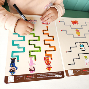 Pen Control Training Whole Brain <strong>Development</strong> Maze Puzzles Drawing Education for Early <strong>Learning</strong> Writing Skills <strong>Development</strong> - Product Image 1