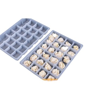 Mini Wonton Container 24 Compartment <b>Plastic</b> Food Storage <b>Box</b> For Frozen Takeout Breakfast Packaging - Product Image 3