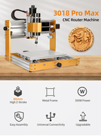 Máquina Router CNC de un Solo Husillo 3018 Plus, Fácil de Operar, Cortadora Láser para Madera/MDF/Acrílico con Motor de Rodamiento
