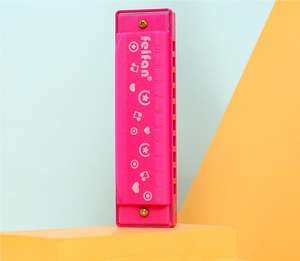 Piano <span class=keywords><strong>hohner</strong></span> <span class=keywords><strong>harmonica</strong></span> en plastique son coloré 10 trous en gros illumination éducative Instruments de musique parent-enfant bébé - Product Image 6