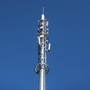 दूरसंचार उपयोग के लिए 4 पैरों के स्व-सहायक संचार टॉवर के साथ 80 मीटर जाली स्टील दूरसंचार टॉवर - Product Image 1