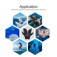 Sarung Tangan Selam Renang DIVESTAR 1.5MM Neoprene Tahan Air Super Elastis Anti Selip Fleksibel Tanpa Jahitan