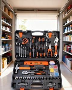 Coffret d'outils ménagers en acier au chrome-vanadium Outils à main avec embouts de tournevis de précision Clé hexagonale Faucille - Product Image 5