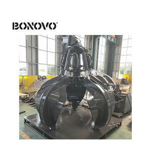 BONOVO <span class=keywords><strong>Grappin</strong></span> <span class=keywords><strong>à</strong></span> déchets Nouveau <span class=keywords><strong>grappin</strong></span> hydraulique rotatif robuste pour excavatrice de 10 <span class=keywords><strong>à</strong></span> 45 tonnes - Product Image 4