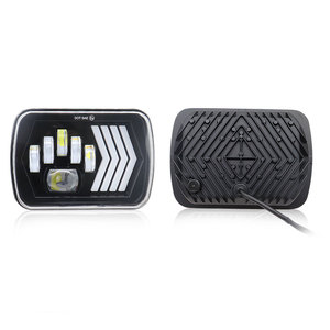 7 Inch Wrangler <b>Led</b> <b>Headlights</b> 12000 Lm With Arrow Turn Signals For Car Modification - Product Image 3
