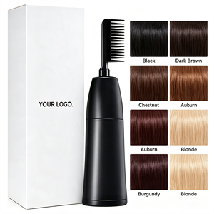 CHUYAN Hair Dye For Men Women <b>Magic</b> Comb Hair Dye JetBlack <b>Root</b> Touchup Salon Use FDA OEM Wholesale - Product Image 1