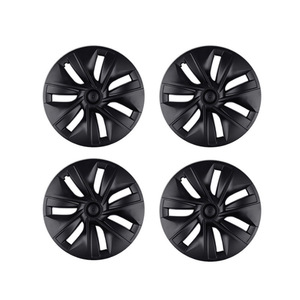 Enjoliveurs de roue de 19 pouces pour Tesla Model Y, protection intégrale des bords, style aérodynamique ABS noir - Product Image 1