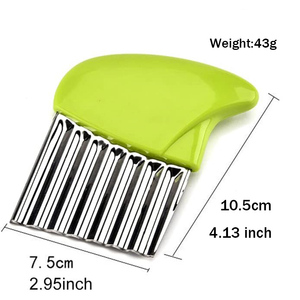 Cortador de Patatas de Acero Inoxidable de Alta Resistencia, Herramienta Ondulada para Cortar y Picar Patatas, Cortador Ondulado - Product Image 5