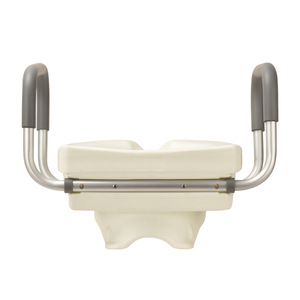Rehausseur de toilette avec accoudoirs et couvercle pour personnes âgées et femmes enceintes, design moderne DS1010D - Product Image 4