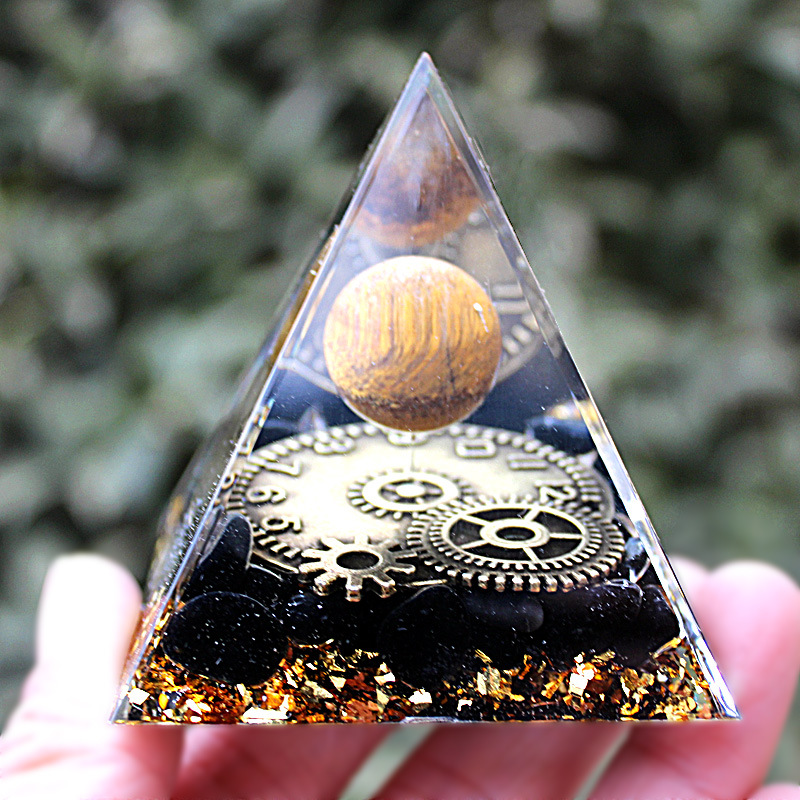 Obsidiana del engranaje del reloj