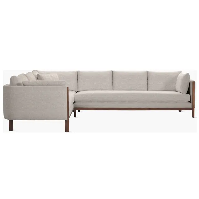 Sofá tradicional de gran oferta, sofá suave y cómodo, diseño único moderno, sofás de lujo de madera maciza para el hogar