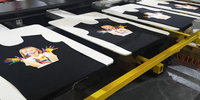 Máquina de Serigrafía Automática de Alta Calidad para Camisetas, Multicolor, Plana, Comercial, con Carrusel Automático de 12 Colores
