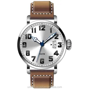 All stainless steel watch arabic numerals face Japan movement quartz watch sr626sw factory watch