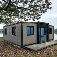 Maison préfabriquée en conteneur extensible, vente en gros en Chine, maison en conteneur pliable de 40 pieds, mini-maisons préfabriquées, maison modulaire