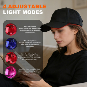 หมวกบำบัดด้วยแสงสีแดงไร้สาย 3 ความยาวคลื่น 450 นาโนเมตร 660 นาโนเมตร 850 นาโนเมตร สำหรับการเจริญเติบโตของเส้นผม - Product Image 5